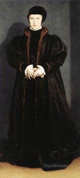  Hans Obras - Cristina de Dinamarca Duquesa de Milán Renacimiento Hans Holbein el Joven